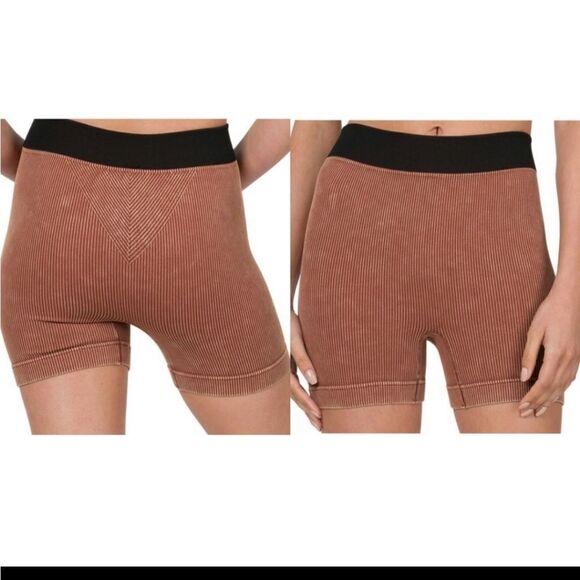 Zenana Ribbed Shorts Excellent quality wonderful fit - Picture 1 of 4